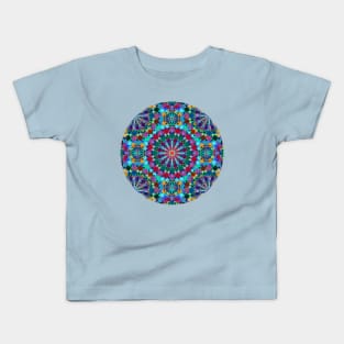 Colorful Geometric Mandala Kids T-Shirt